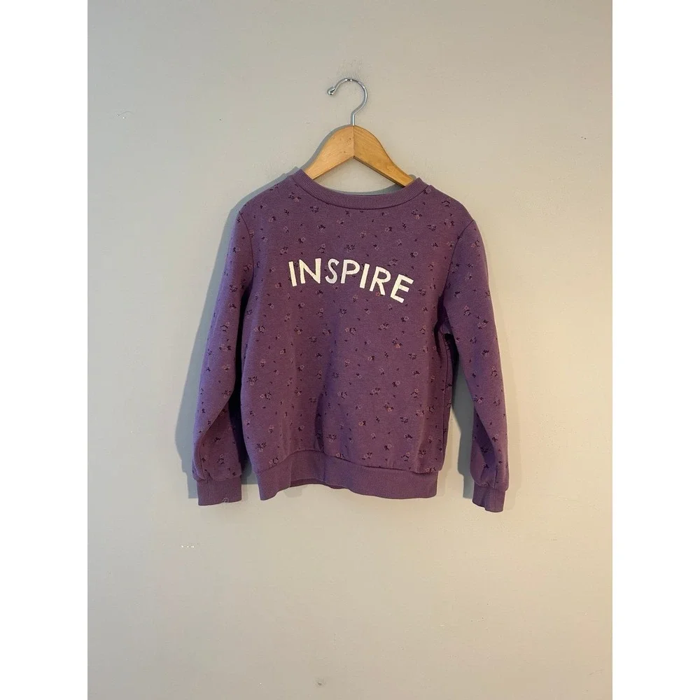 $5 ADD ON h&m sweatshirt zara top 6-7 purple inspire gap‎ cotton on abercrombie